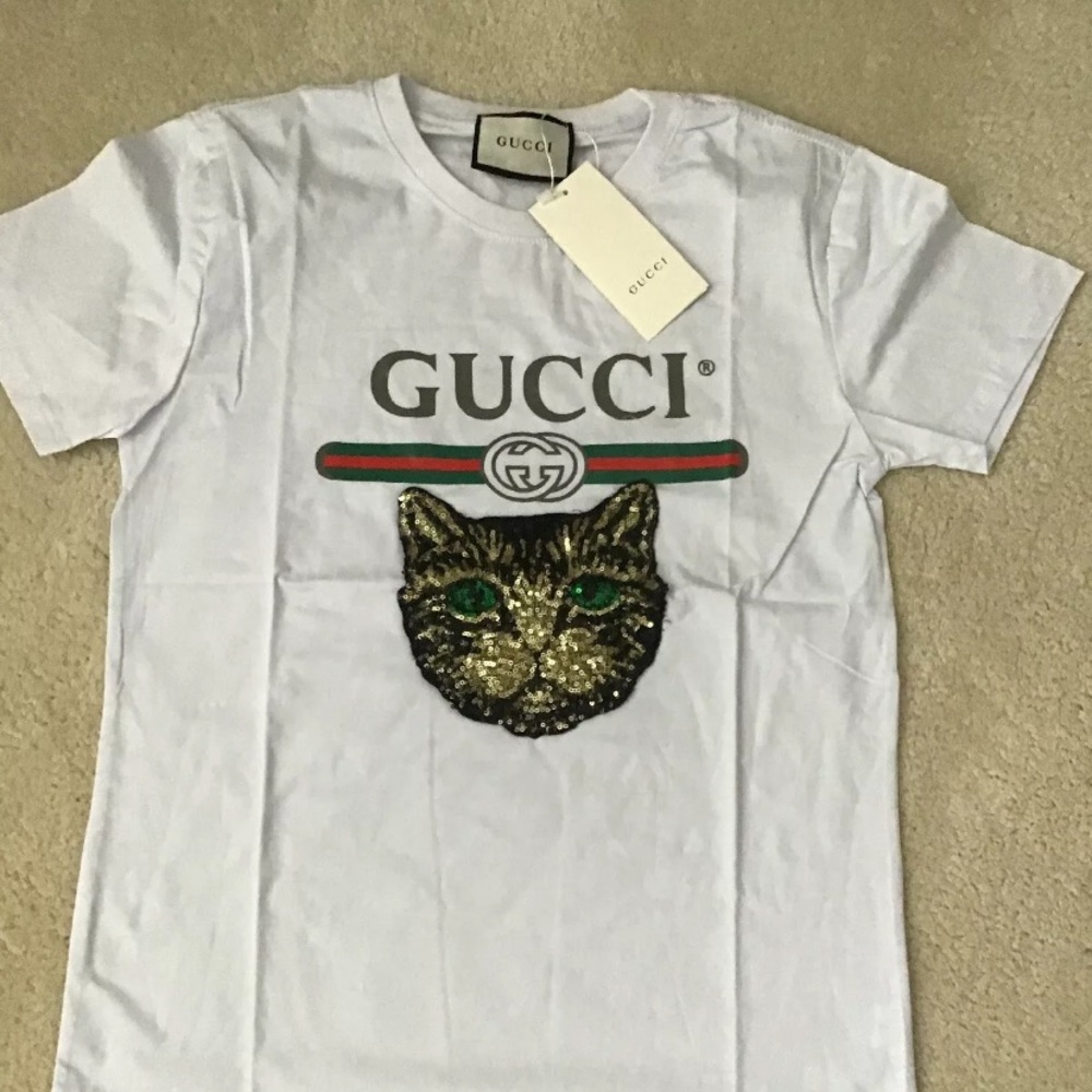 Fashionable GG Cat T Shirt